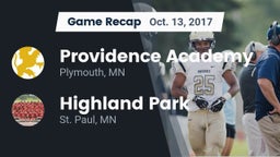 Recap: Providence Academy vs. Highland Park  2017