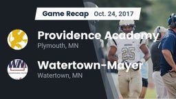Recap: Providence Academy vs. Watertown-Mayer  2017