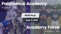 Matchup: Providence Academy vs. Academy Force 2018