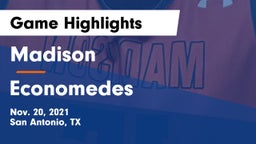 Madison  vs Economedes  Game Highlights - Nov. 20, 2021