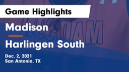 Madison  vs Harlingen South  Game Highlights - Dec. 2, 2021