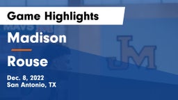 Madison  vs Rouse  Game Highlights - Dec. 8, 2022