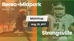 Matchup: Berea-Midpark High S vs. Strongsville  2017