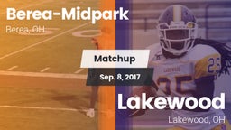 Matchup: Berea-Midpark High S vs. Lakewood  2017