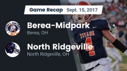 Recap: Berea-Midpark  vs. North Ridgeville  2017