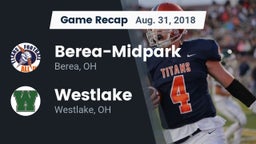 Recap: Berea-Midpark  vs. Westlake  2018