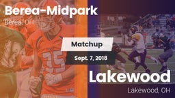 Matchup: Berea-Midpark High S vs. Lakewood  2018