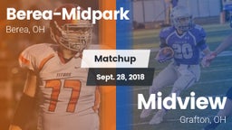 Matchup: Berea-Midpark High S vs. Midview  2018