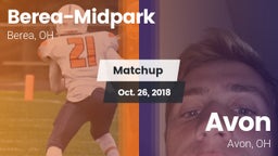 Matchup: Berea-Midpark High S vs. Avon  2018