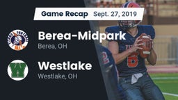 Recap: Berea-Midpark  vs. Westlake  2019