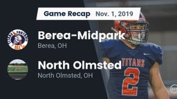 Recap: Berea-Midpark  vs. North Olmsted  2019