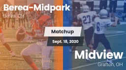 Matchup: Berea-Midpark vs. Midview  2020