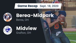 Recap: Berea-Midpark  vs. Midview  2020