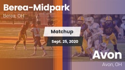 Matchup: Berea-Midpark vs. Avon  2020