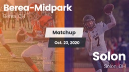 Matchup: Berea-Midpark vs. Solon  2020