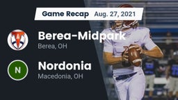Recap: Berea-Midpark  vs. Nordonia  2021