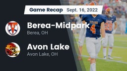 Recap: Berea-Midpark  vs. Avon Lake  2022