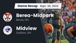 Recap: Berea-Midpark  vs. Midview  2022