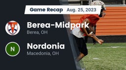 Recap: Berea-Midpark  vs. Nordonia  2023