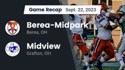Recap: Berea-Midpark  vs. Midview  2023