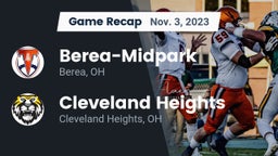 Recap: Berea-Midpark  vs. Cleveland Heights  2023