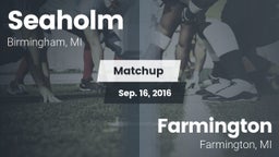 Matchup: Seaholm  vs. Farmington  2016