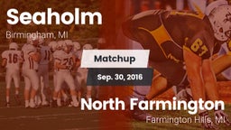 Matchup: Seaholm  vs. North Farmington  2016