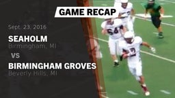 Recap: Seaholm  vs. Birmingham Groves  2016