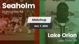 Matchup: Seaholm  vs. Lake Orion  2016