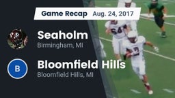 Recap: Seaholm  vs. Bloomfield Hills  2017