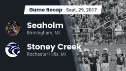 Recap: Seaholm  vs. Stoney Creek  2017
