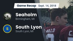 Recap: Seaholm  vs. South Lyon  2018