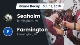 Recap: Seaholm  vs. Farmington  2018