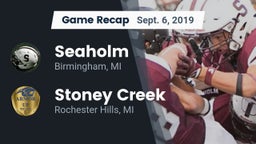 Recap: Seaholm  vs. Stoney Creek  2019