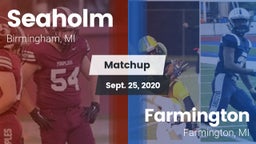 Matchup: Seaholm  vs. Farmington  2020