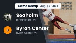 Recap: Seaholm  vs. Byron Center  2021