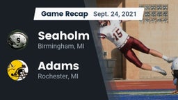 Recap: Seaholm  vs. Adams  2021