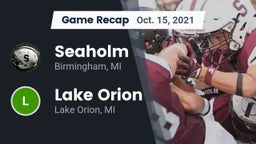 Recap: Seaholm  vs. Lake Orion  2021