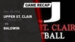 Recap: Upper St. Clair  vs. Baldwin 2016