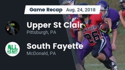 Recap: Upper St Clair vs. South Fayette  2018
