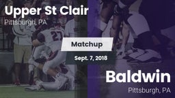 Matchup: Upper St. Clair vs. Baldwin  2018