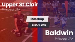 Matchup: Upper St. Clair vs. Baldwin  2019
