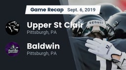 Recap: Upper St Clair vs. Baldwin  2019