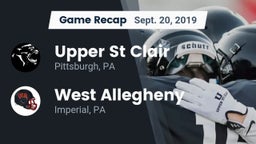 Recap: Upper St Clair vs. West Allegheny  2019