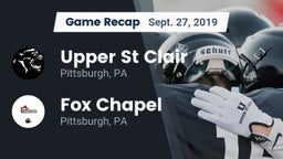 Recap: Upper St Clair vs. Fox Chapel  2019