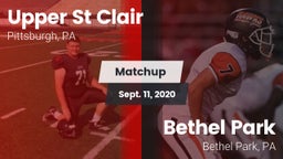 Matchup: Upper St. Clair vs. Bethel Park  2020