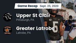Recap: Upper St Clair vs. Greater Latrobe  2020