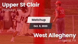 Matchup: Upper St. Clair vs. West Allegheny  2020