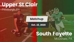 Matchup: Upper St. Clair vs. South Fayette  2020