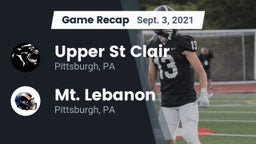 Recap: Upper St Clair vs. Mt. Lebanon  2021